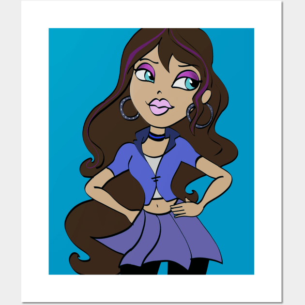 Bratz Basic Doll Ari Inspired Wall Art by CreativeToonsTV